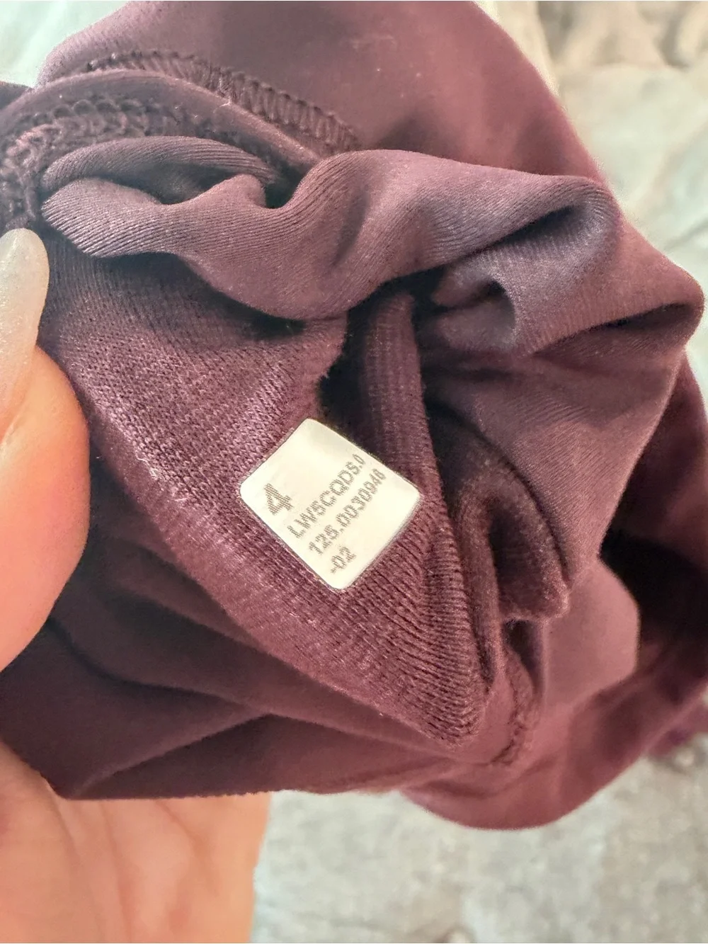 EUC Lululemon deep rouge Wunder Under High-Rise Leggings size 4
